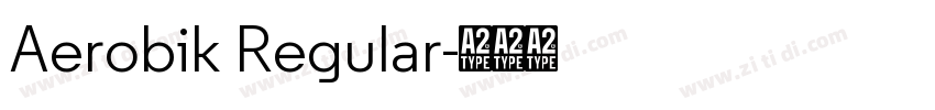 Aerobik Regular字体转换